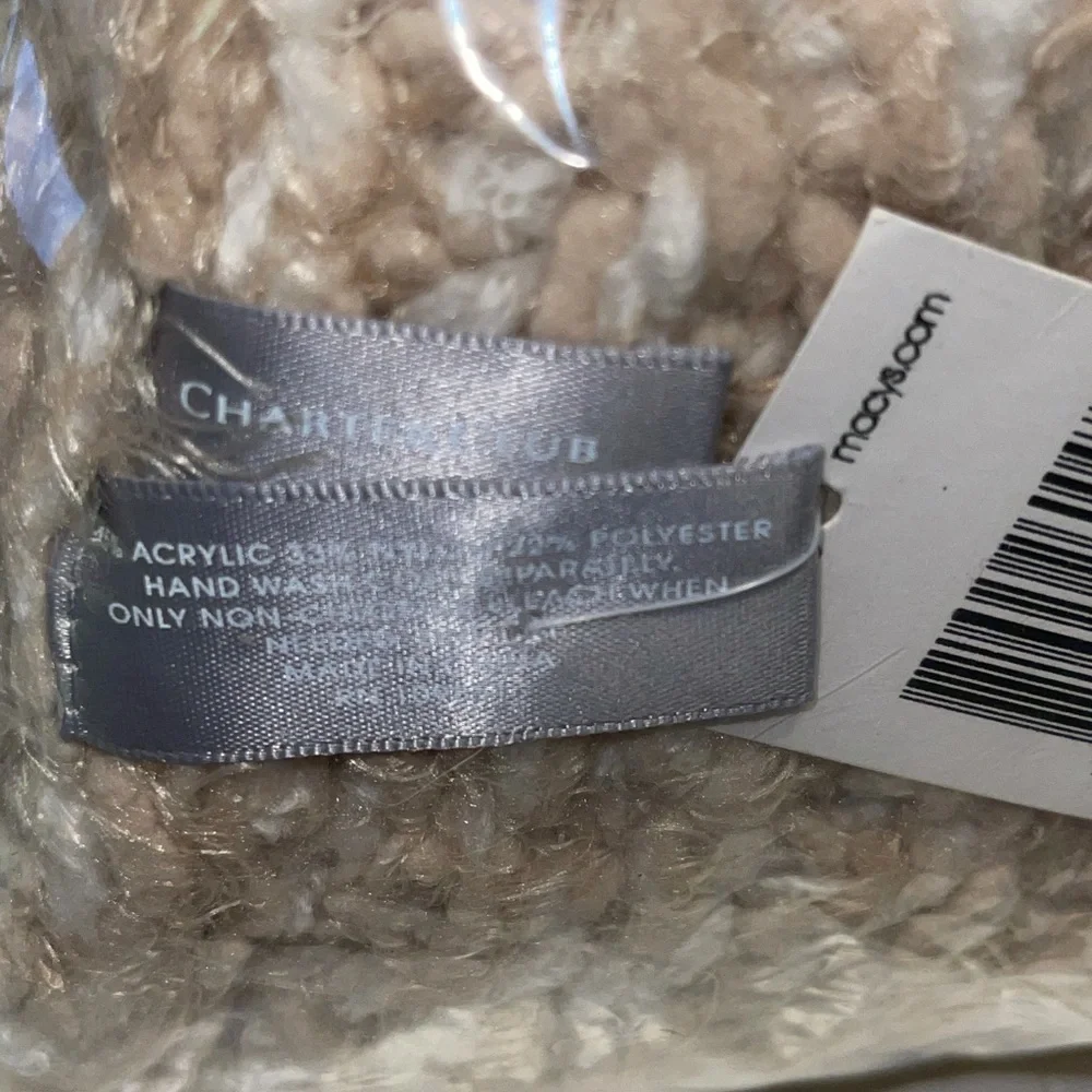 Charter Club Chenille Infinity Loop Scarf $48.00